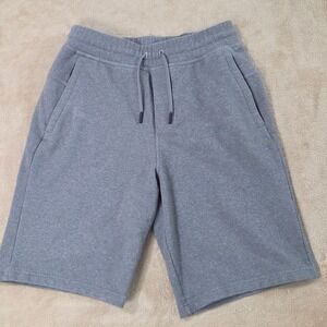 Lululemon sweat shorts men size small gray heavyweight Drawstring comfort EUC